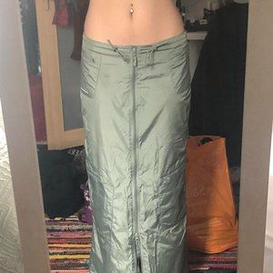 Women's Khaki and Green Skirt